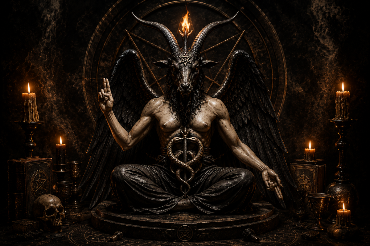 Templo de Alta Magia Satânica Quem é Baphomet